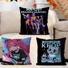 Новые Подушки Охотников на Демонов Подарки Предметы интерьера для дома и офиса Спальня Диван Автомобильная наволочка 45х45 см