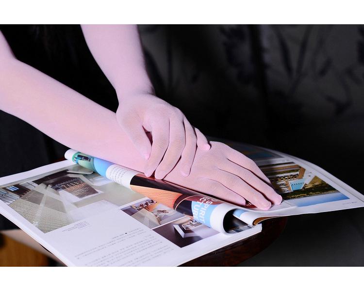 Ультратонкие бесшовные чулки Qinghe с пятью пальцами: Антибактериальные прозрачные перчатки для мужчин и женщин, идеально подходят для невест.