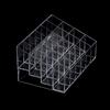 Clear Acrylic 24 Grid Makeup Organizer Storage Box Lipstick Nail Polish Display