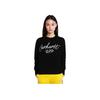 Carhartt WIP Fw24 W Signature Sweater Logo Letter Pattern Crew Neck Long Sleeve Sweatshirt Women sweatshirt Black I034034-K02-XX