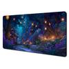 Fantasy Giant Mushroom Forest Mtg Playmat Magic Card Battle Mat Nonslip Durable 35x60cm Commander Playmat Tapete Magic Mtg