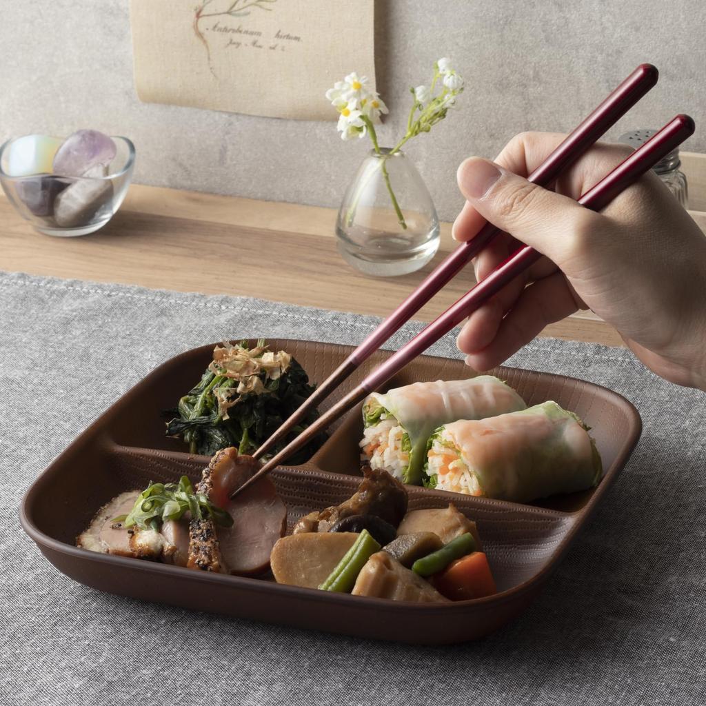 Aoba Chopsticks Wine Red Dishwasher Safe Style Symphony 245360 23.0cm