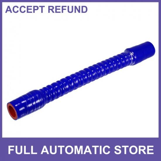 Single 20mm 0.79" ID 300mm 11.81" Length 0° Blue Red Car Silicone Hose Universal
