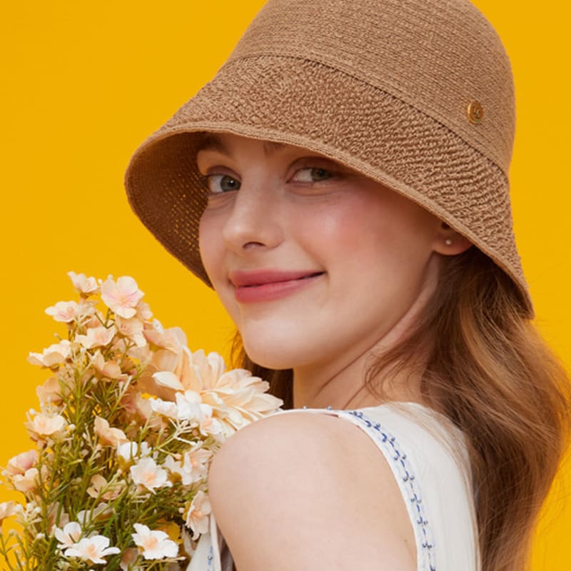 ULUK Summer Circle Decoration Branch Bonnet Hat 8 Colors