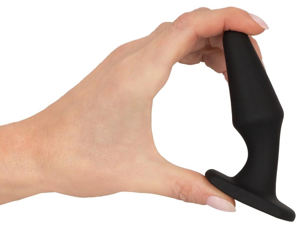 Magic Shiver - Tapered Anal Plug Black 10.5