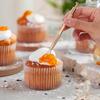4 PCS Stainless Steel Sprinkle Pen, Pearl Grabber, Sugar Bead Pick Up Tool, Dragee Holder With 4 Prong, Edible Candy Catcher for Cake, Cupcake, Ice