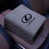 Suede Microfiber Towel Car Logo Wash Cleaning Rag Cloth For Lexus ES RX NX LS UX LM LX GX LC RZ IS CT GS RC HS SC TX LBX F SPORT