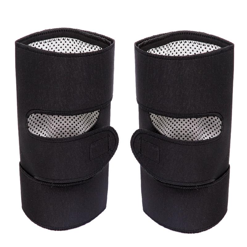 1 Pair Tourmaline Self Heating Knee Pad Magnetic Therapy Knee Support Brace Pain Relief Arthriti Knee Patella Massage Leg Warmer