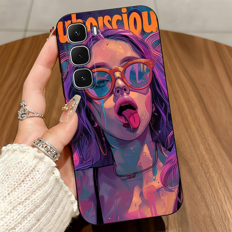 Для infinix Hot 60 50 Pro Plus 60i 50i 40i 30i 20i 20S Hot 20 30 4G 5G 20Play 30Play Чехол Абстрактный Ударопрочный Мягкие Чехлы для Телефона
