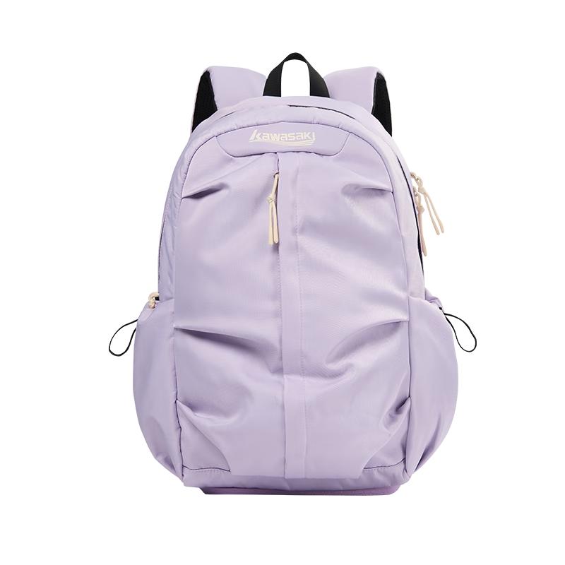 KAWASAKI Badminton Bag, Boundless Retro Backpack, Multifunctional Bag with Separate Shoe Compartment, Sports Backpack C8239, Purple