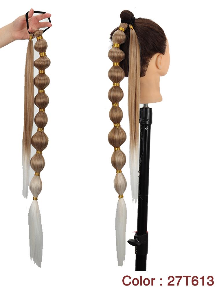 MISSQUEEN Синтетический пузырьковый хвост с эластичной завязкой, длинная обертка вокруг хвоста, наращивание фонариков, 75 см, темно-красный хвост для женщин, косплей