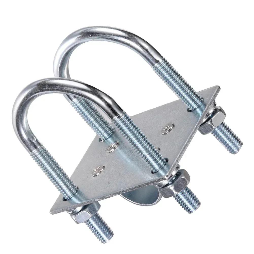 1 шт. Зажим-кронштейн мачты антенны U-образный болт Крепление Для Lora Helium Hotspot Miner Антенна Запасные части зажима для электроинструмента