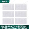 Совместимо для TP-Link Tapo RV30 Max Plus/ RV30 Max/ RV20 Max Plus / RV20 Max Аксессуары Hepa Фильтр Швабра Боковая Щетка Запчасти