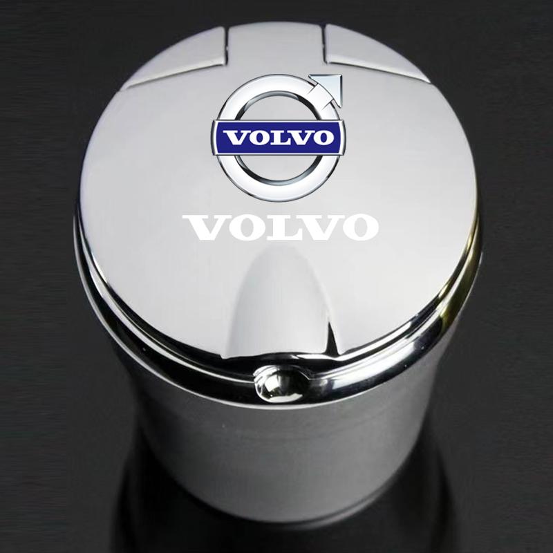 msbn8 Car Ashtray with Cover LED Light Automotive Ashtray for Volvo xc60 s60 v40 v50 v60 s80 s40 c30 awd c70 s40 s60 s80 s90 t6 v70