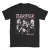 Мужские футболки Террифаер Арт Клоун Ретро Смешные Хлопковые Футболки с Короткой Рукавой Футболки с Круглым Вырезом Одежда для Взрослых