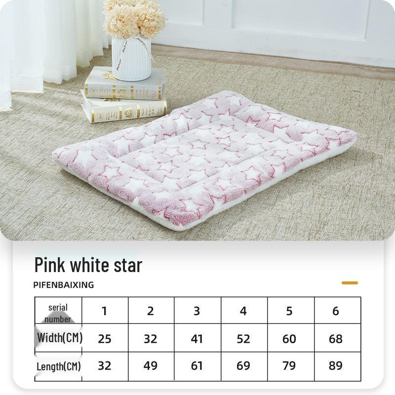 Winter Warm Pet Bed: Dog & Cat Sleeping Mat Blanket