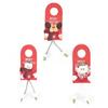 New Christmas Fabric Door Hanging Banner Long Leg Santa Claus Snowman Elk Doll Xmas Mall Window Decir Merry Christmas Ornaments