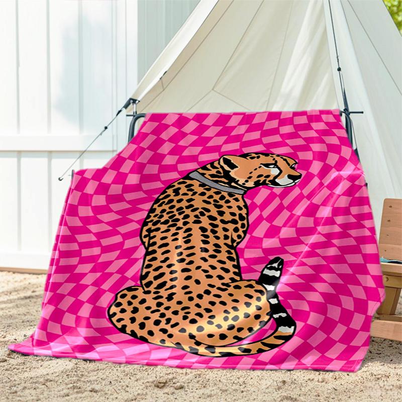 1pc animal blanket, all season lightweight home office outdoor nap multifunctional blanket