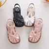 Baby Sandals for Girl Peep-toe Breathable Bow-knot Princess Children Fashion Soft Summer Girls Sandals Cute Versatile
