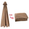 Garden Parasol Replacement Cloth Rainproof Sunshade Canopy Patio Waterproof Cloth for Outdoor Beach Picnic Camping