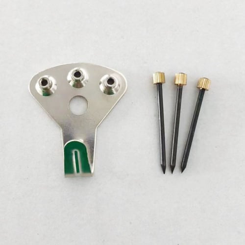 Pack of 10 Wall Hooks, Weight Capacity: Approximately 34kg, Strong, with Nails, for Hanging Pictures, Clocks, and Drywall (Silver)