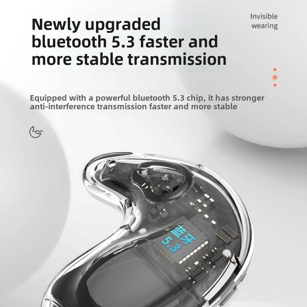 Bluetooth-гарнитура Invisible Sleep In-ear Mini Digital Display Gaming Headset
