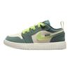 Детские кроссовки Air Jordan 1 Low SE PS Sea Glass Зеленые Hasta Green-Abyss IB7118-001