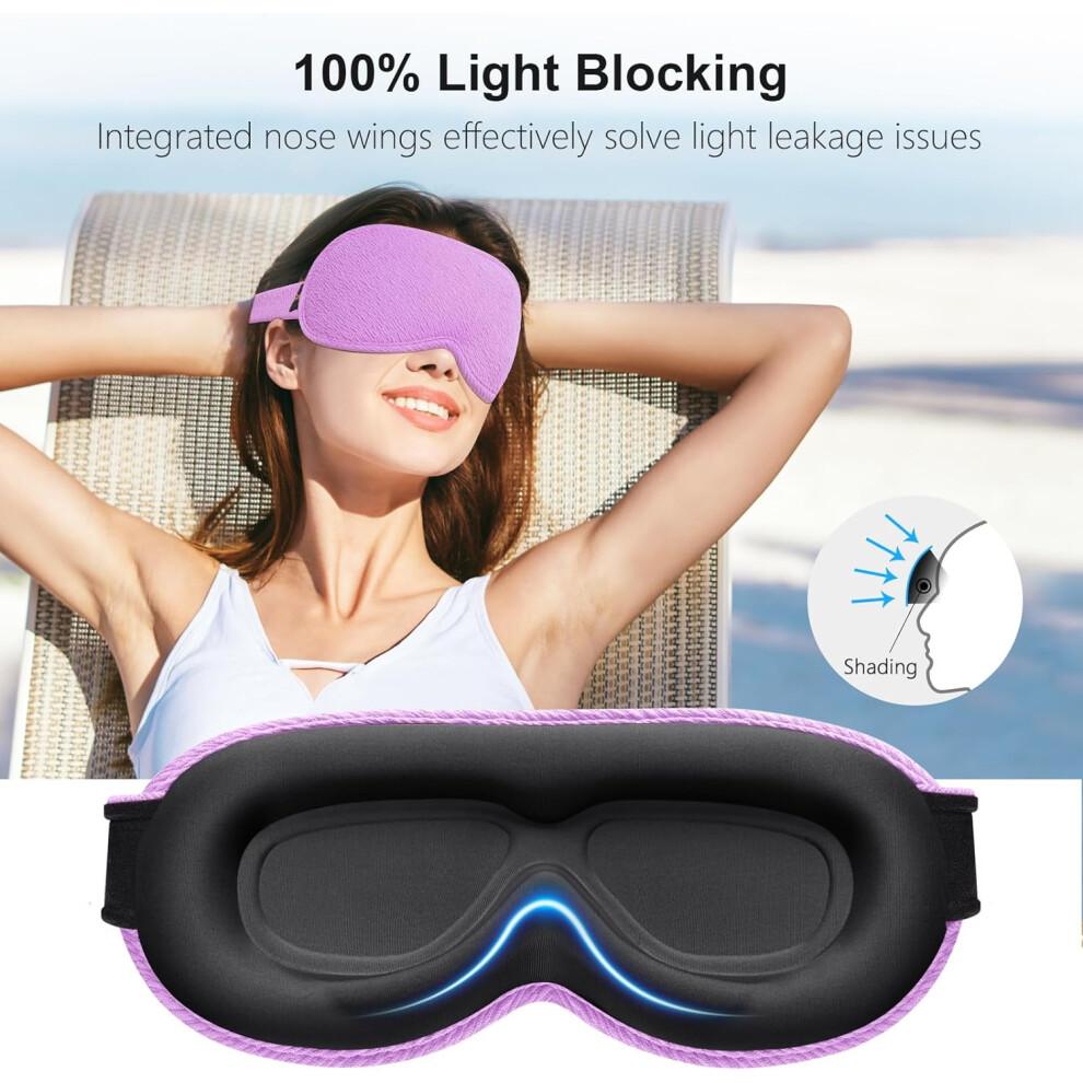 3d Schlaf Augenmaske Stereo Memory Baumwolle Verdunkelung Mode Augenmaske