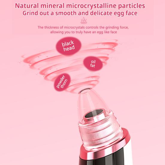 Электрический прибор для удаления черных точек, портативный вакуумный инструмент для удаления черных точек с 5 всасывающими головками, 3 режима регулировки, подарок для женщин и девочек