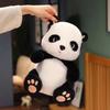 Internet Celebrity Black and White Panda Plush Toy Simulation Giant Panda Doll Throw Pillow Children Soothing Rag Doll Day Gift