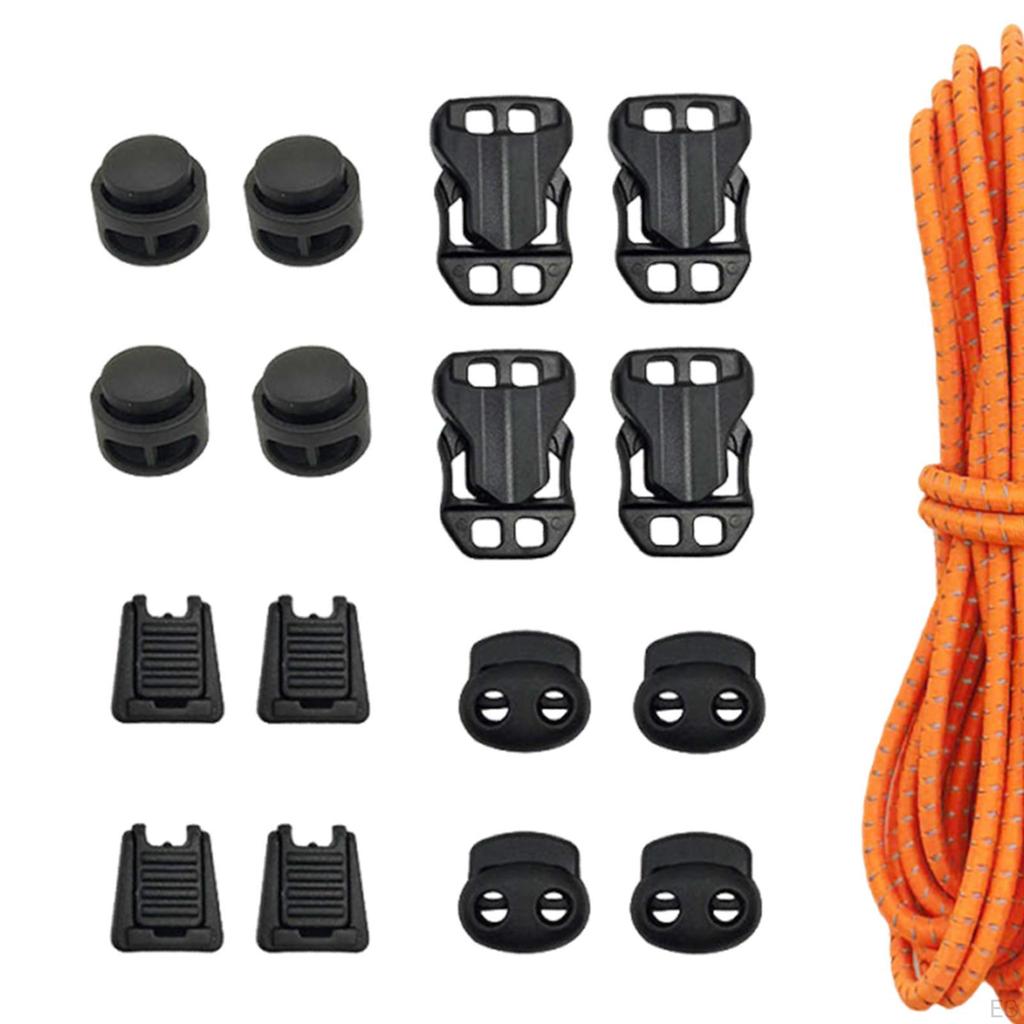 Эластичный шнур-банджи 3,2 м 3 мм, ремень для походного рюкзака, пряжка с 16 фиксаторами для рюкзака, альпинизма