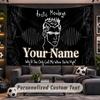 Wall Hanging Tapestry Custom NameArctic Monkeys Pattern Personalized Printed Fabric Wall Decor