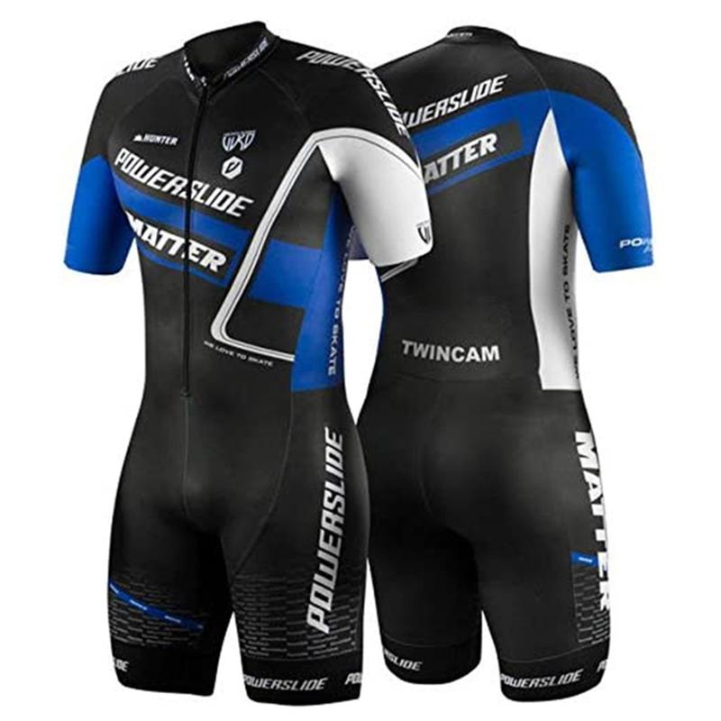 Breathable Cycling Suit Set 2026 Powerslide Skinsuit Team Speed Skating Triathlon Suit Men Inline Speed Skating Tights Racing Suit Ropa Ciclismo