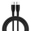 iPhone 16 USB-C To Cable [PD Compatible 3A Fast Charging Tangle-free Cable] Type C Adopts Silicone Material Type-C / 15 Galaxy iPad Pro MacBook