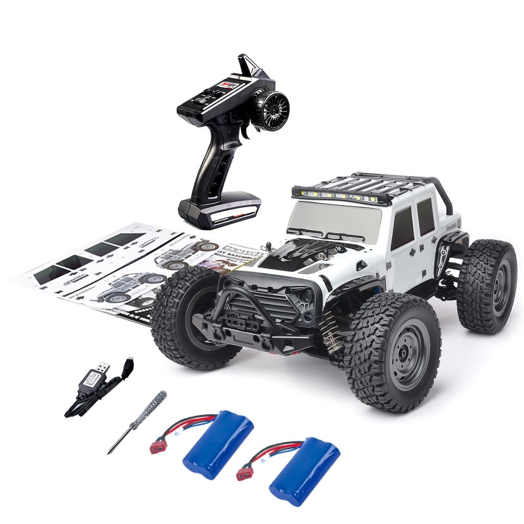 Off-Road Truck RC Car High Speed 38km/h 1/16 2.4GHz Racing Car 4WD RTR Full Proportional with LED