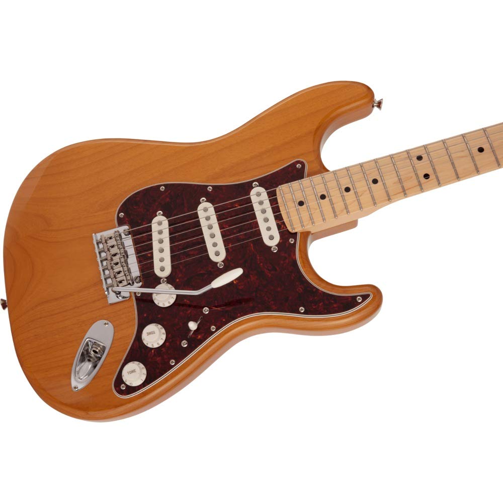 Fender Электрогитара Сделано в Японии Hybrid II Клен Винтажный Натуральный Stratocaster®, Накладка грифа,