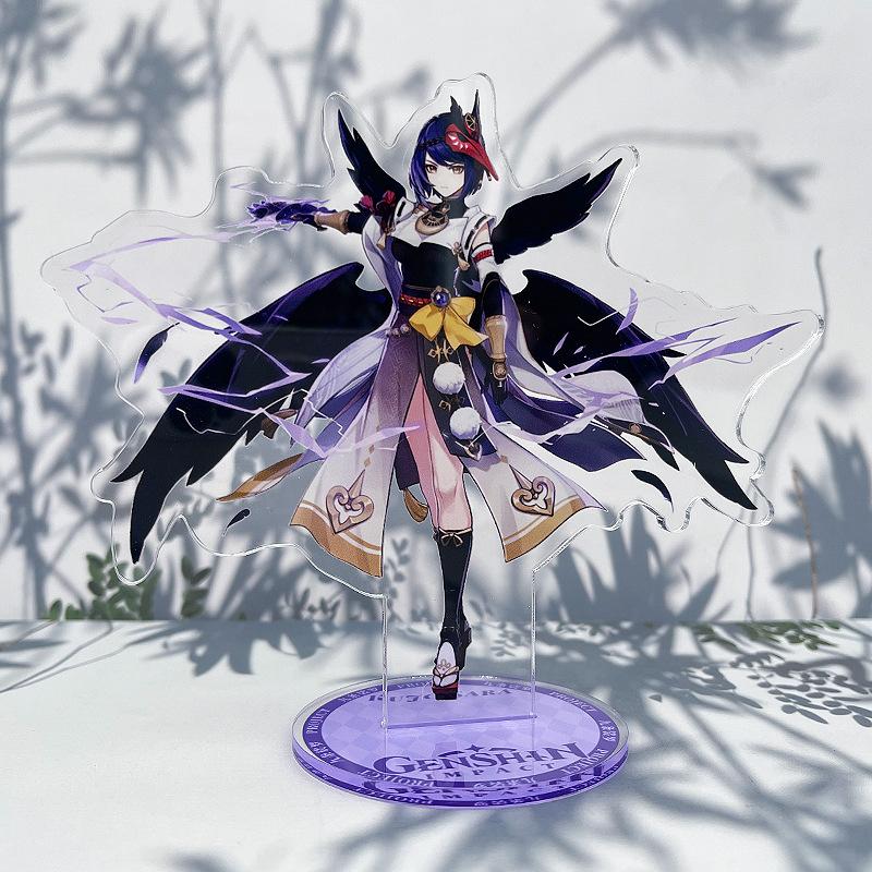Anime Game Open World Impact Acrylic Cosplay Character Stand Acrylic Figure Stand Painted Desk Decor Ornament Gift