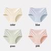 Женские одноразовые бесшовные хлопковые трусы FitonTon со средней посадкой (4-Pack)