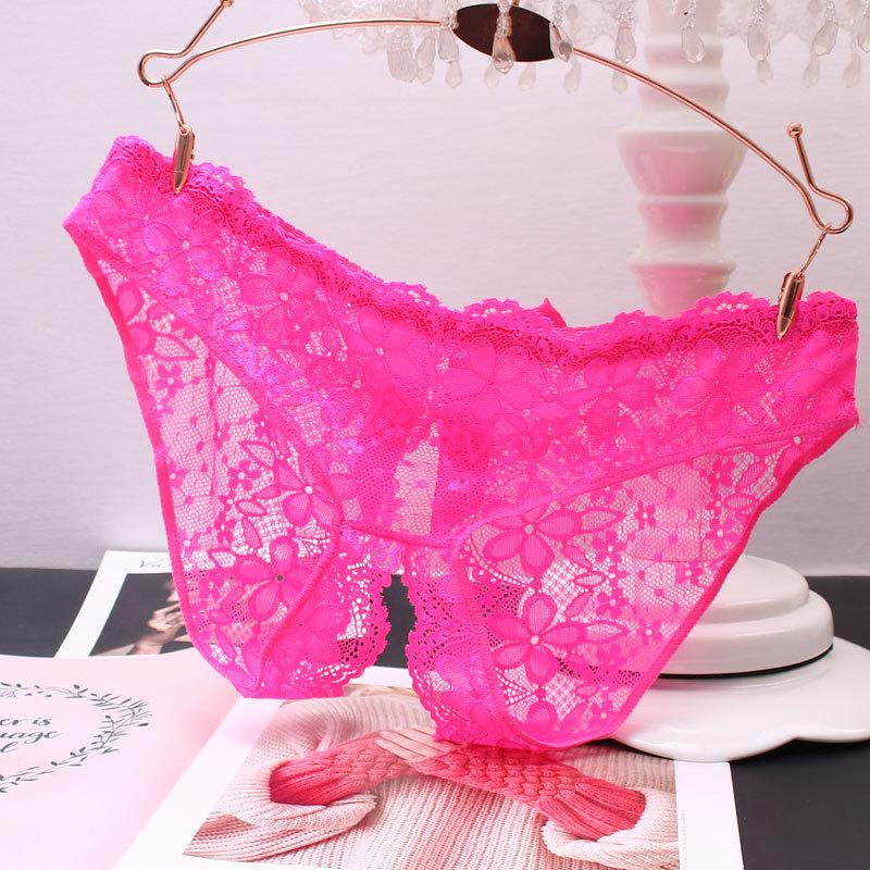 Женская модная одежда, нижнее белье с открытой промежностью, соблазнительная перспектива, сексуальное нижнее белье, кружевные полые трусы