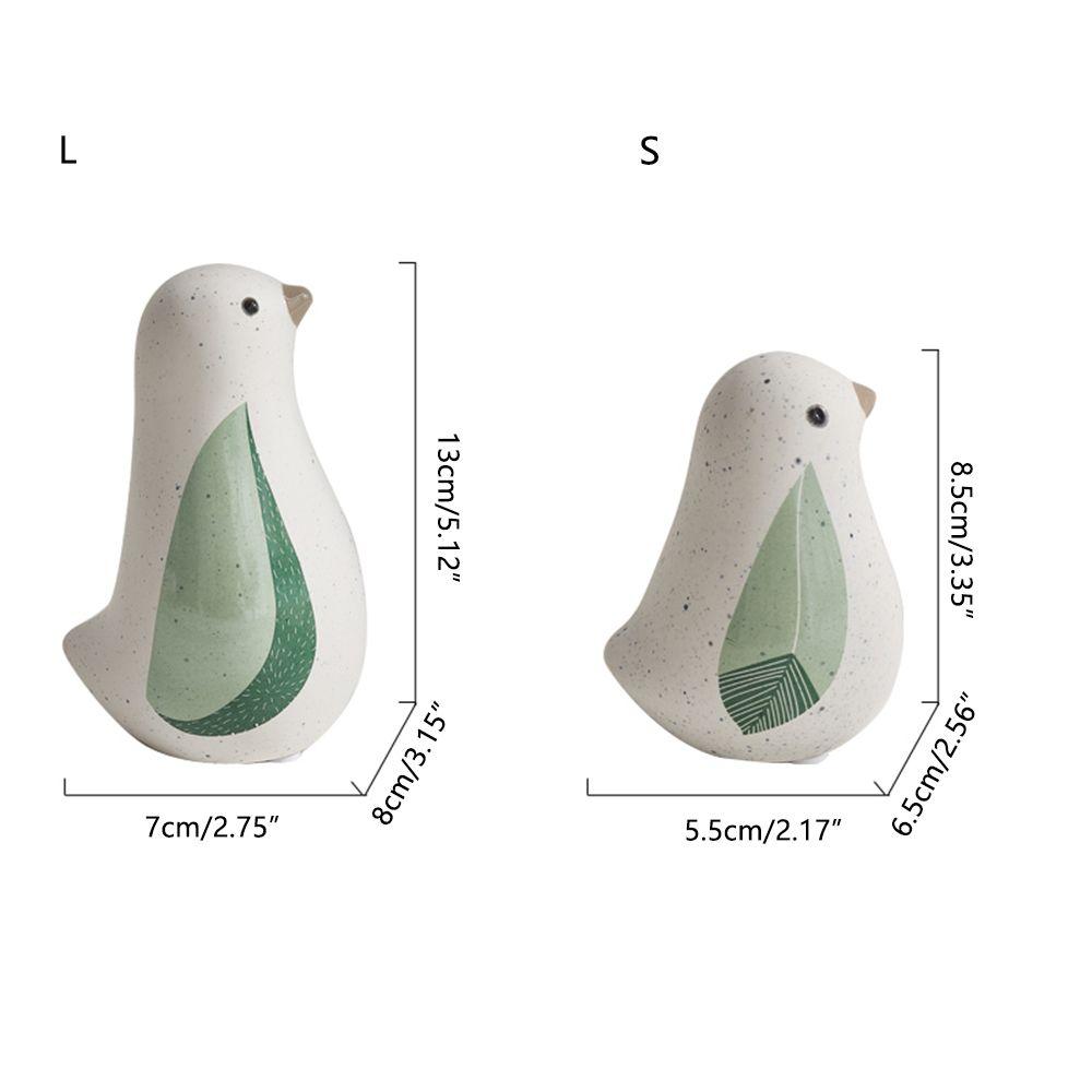 Sculpture Living Room Table Decoration Bird Statue Background Decor Ceramic Ornaments Ceramic