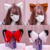 1 шт., повязка на голову, головной убор из искусственного лисьего меха, костюм для косплея, кошачьи уши, обруч для волос, украшения для волос, товары для вечеринок