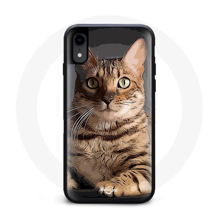 Case - MANIACASE - Iphone XR - Flexible - Shock Protection - Black