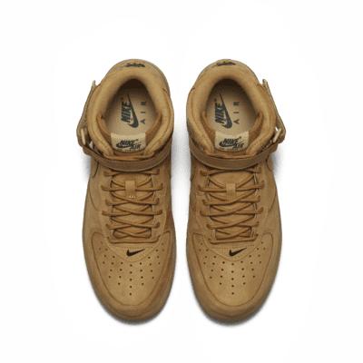 Мужские кроссовки Nike Air Force 1 Mid Flax Outdoor Green Flax/Flax-Outdoor Green