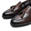 2024 Brand Design Men Genuine Leather Shoes Moccasins Men's Tassel Loafers Vintage Slip-on Casual Men Social Dress Shoe Plus 37-45
