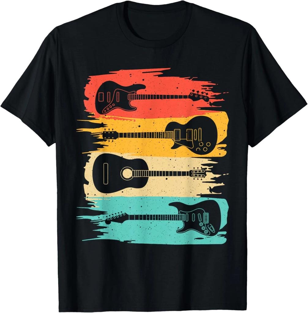 Vintage Guitar Gift for Men Women Music Band Guitarist Stuff Gift Unisex T-Shirt