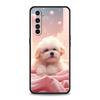 Cute Little Dog Case For Realme C67 C63 C55 C53 C35 C25 C21 GT 2 3 5 6 10 11 12 13 Pro Plus 5G Soft TPU Phone Cover Fundas Capas