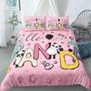 Panda Printed 2/3pcs Bedding Set Bamboo Duvet Cover For Adult Child Bedclothes And Pillowcases Comforter Covers Bed Sets