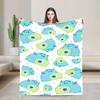 Monsters, Inc. Blankets Cute Cartoon Boo  Flannel Throw Blanket Bedding Couch Decoration Ultra-Soft Warm Bedspreads