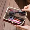Унисекс Шкатулка для украшений Модный чехол для очков - Блокировка RFID, Дорожная сумка-чехол для украшений Брелок-органайзер Модная пеналь с замком-поцелуем, Кошелек