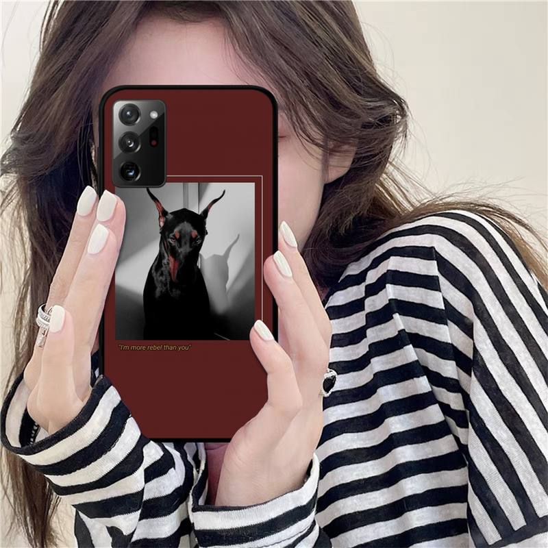 Чехол для телефона Yinuoda с изображением животных таксы и добермана для Samsung Note 20 Ultra 10 pro lite plus 9, 8, 5, 4, 3 M, 30s, 11, 51, 31, 31s, 20 A7